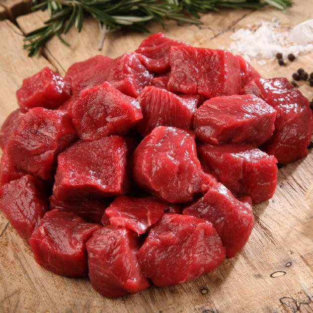 Grass Fed Grass Finished Diced Beef 500g The Naked Butcher Perth 