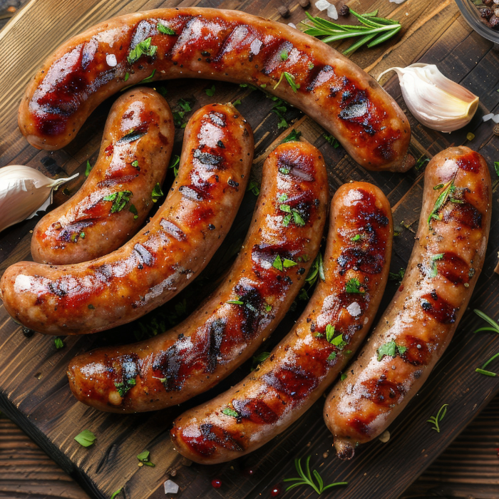 Organic BBQ Beef Sausages (GLUTEN-FREE)